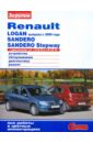 Renault Logan с 2009 года, Sandero, Sandero Stepway с двигателями 1,4 - 1,6 (8V); 1,6 (16V) renault sandero stepway 6 5x16 4x100 d60 1 et37 серебро