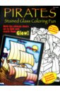 Pirates: Stained Glass Coloring Fun green john horses stained glass coloring book