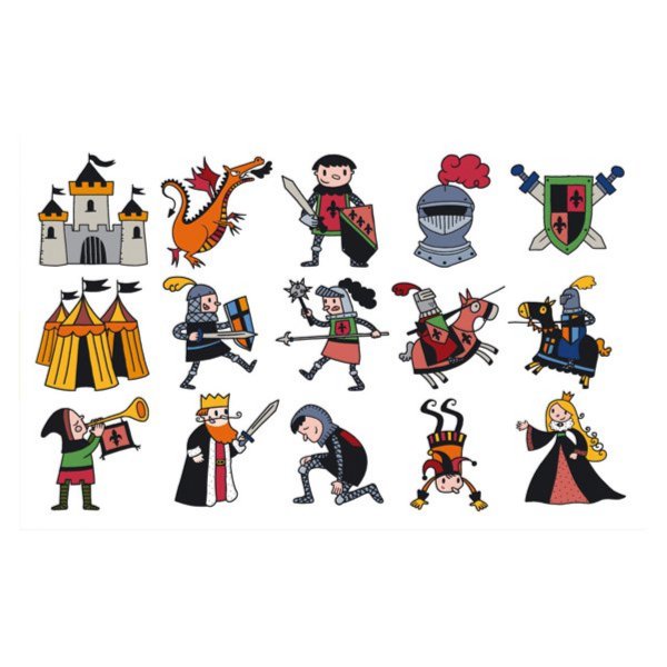 Иллюстрация 1 из 2 для Набор из 15 штампиков "Рыцари" (03332) | Лабиринт - игрушки. Источник: Лабиринт
