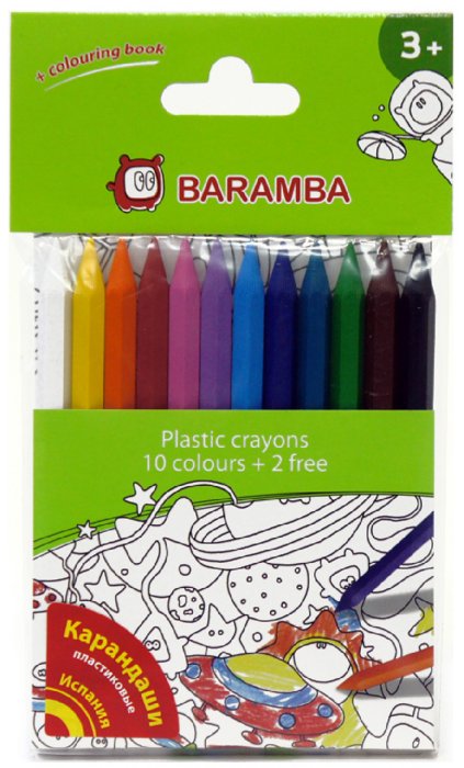 Иллюстрация 1 из 5 для Карандаши пластиковые 12 цветов, в блистере (B96210) | Лабиринт - канцтовы. Источник: Лабиринт