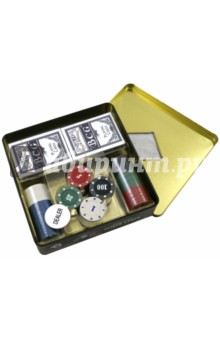 Набор для игры в покер 100 фишек (24920).