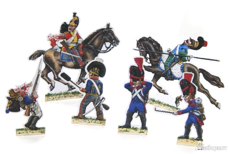 Иллюстрация 3 из 14 для Битва при Катр-Бра. Набор солдатиков (42 пешие фигуры, 28 конных, 2 пушки) | Лабиринт - игрушки. Источник: Лабиринт