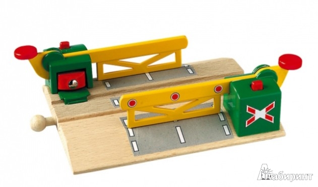 Иллюстрация 1 из 2 для Железная дорога - переезд, на магнитах, длина 14,4см (33750) | Лабиринт - игрушки. Источник: Лабиринт