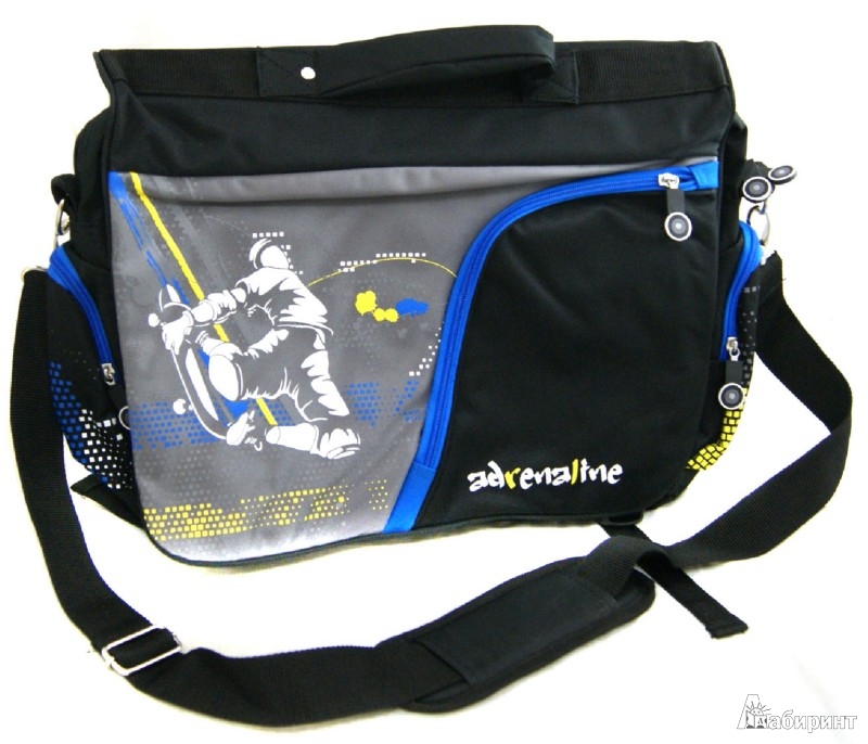 Иллюстрация 1 из 4 для Сумка "Adrenaline" (830500) | Лабиринт - канцтовы. Источник: Лабиринт