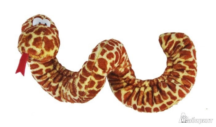 Иллюстрация 1 из 3 для Змей плюшевый, 40 см., с магнитом (GS8679/M) | Лабиринт - игрушки. Источник: Лабиринт