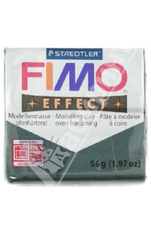 FIMO Effect полимерная глина, 56 гр., цвет зеленый опал металлик (8020-58).