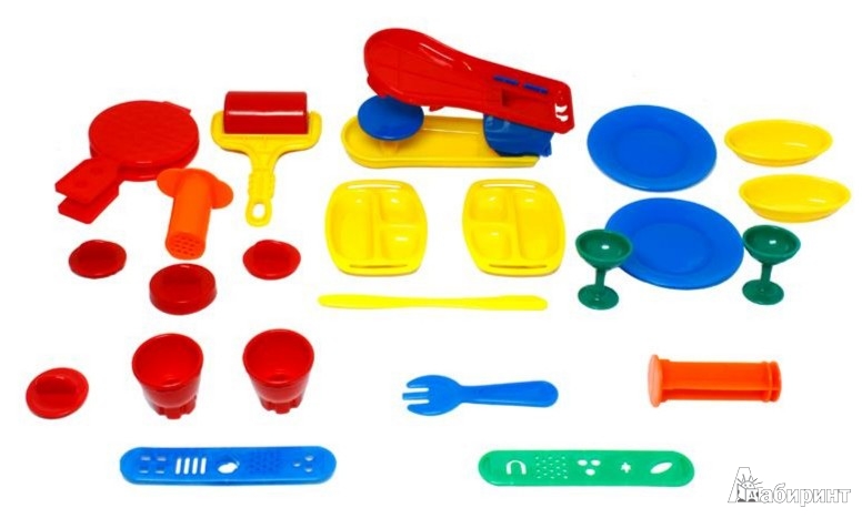 Иллюстрация 1 из 10 для Набор теста для лепки "Учимся готовить", 6 цветов, с аксессуарами (T54847) | Лабиринт - игрушки. Источник: Лабиринт