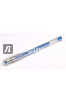 Ручка гелевая голубая (HJR-500H).