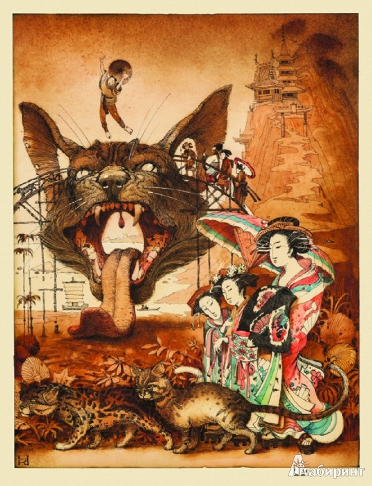 Иллюстрация 2 из 46 для Японские сказки | Лабиринт - книги. Источник: Лабиринт