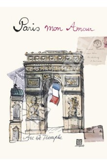 Тетрадь для записей Paris, mon Amour - Arc de Triomphe (60924).