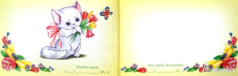 Иллюстрация 1 из 7 для Первая книжка нашей малышки. Альбом на память - Юлия Феданова | Лабиринт - сувениры. Источник: Лабиринт