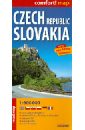 Czech Republic. Slovakia. 1:600 000 czech republic slovakia 1 600 000
