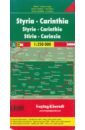 Styria - Carinthia. 1:250 000 london travel map chinese and english london subway map uk free travel london city tourist attractions recommended guide map