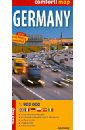 Germany. Road Map. 1:900 000 germany motorway map 1 500 000