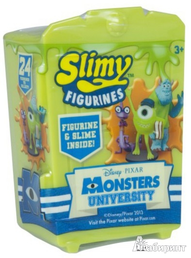 Иллюстрация 2 из 7 для Фигурка "Monsters University" в наборе со слизью (в контейнере), в ассортименте | Лабиринт - игрушки. Источник: Лабиринт