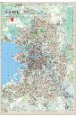Санкт-Петербург. Настенная карта карта центральный федеральный округ санкт петербург кн 36