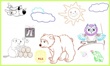 Настенная раскраска "Сказочный лес" (Р-0376.1)