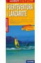 Fuerteventura i Lanzarote map & guide 1:150000 pure english version new edition genuine china map map of china china administrative map folding portable map coated paper