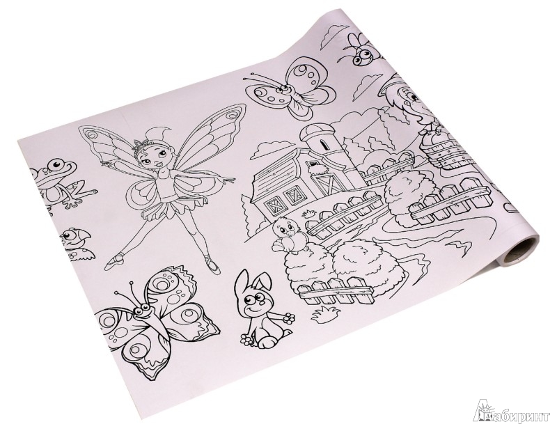 ну очень большая раскраска)