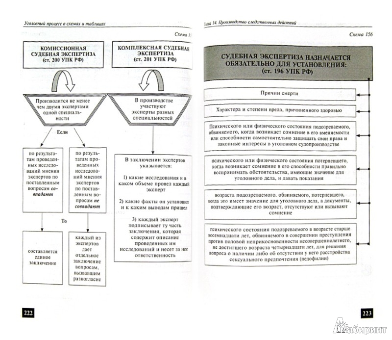 Уголовный процесс в схемах pdf