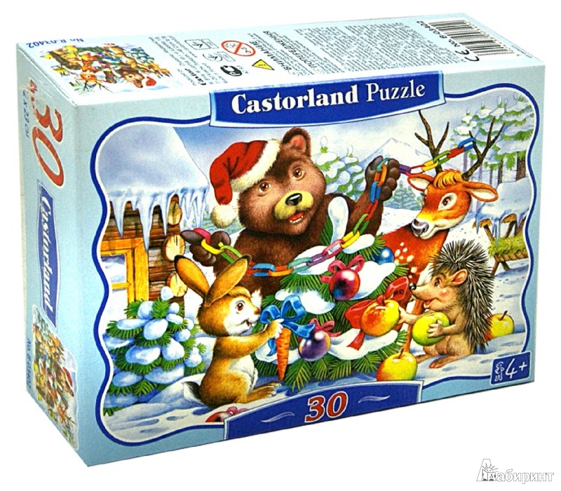 Иллюстрация 1 из 9 для Puzzle-30 "Рождественская Елка" (B-03402) | Лабиринт - игрушки. Источник: Лабиринт