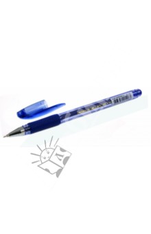 Ручка гелевая, синяя (HJR-500RNB).