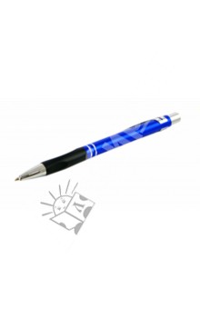 Ручка-автомат шариковая, цвет корпуса синий (A401B1-04).