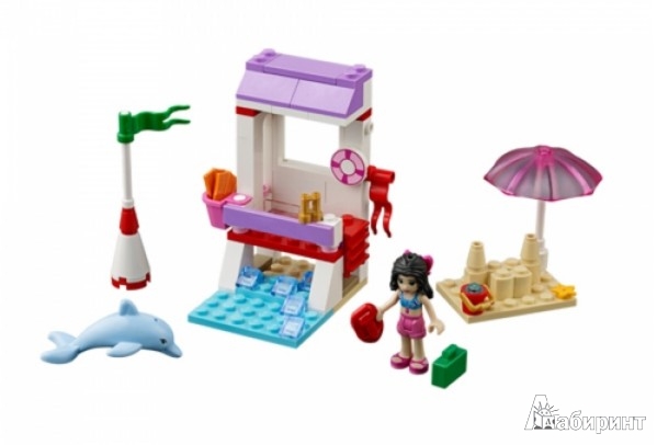 Иллюстрация 1 из 15 для Конструктор Lego Friends спасательная станция Эммы (41028) | Лабиринт - игрушки. Источник: Лабиринт