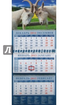 Календарь квартальный 2015. Две козы в год козы (14504).
