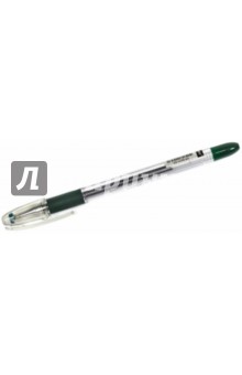 Ручка гелевая зеленая с резиновым держателем (GP 8221-03).