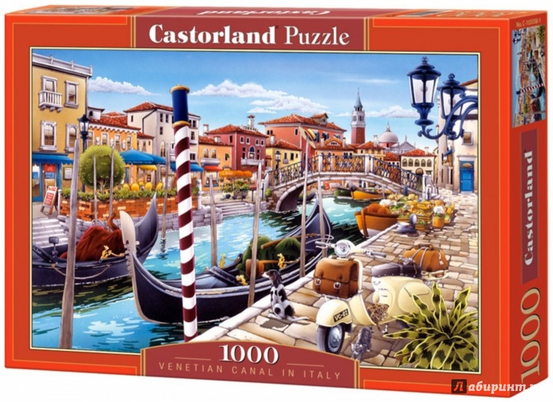 Иллюстрация 2 из 3 для Puzzle-1000 "Венецианский канал в Италии" (C-103058) | Лабиринт - игрушки. Источник: Лабиринт