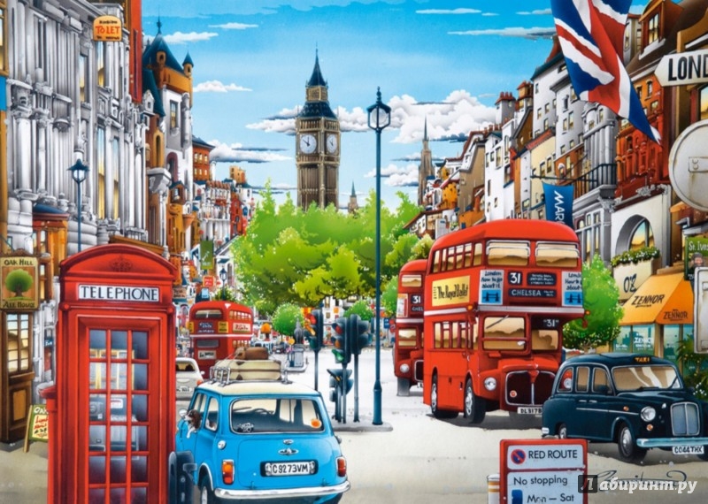 Иллюстрация 1 из 5 для Puzzle-1500 Лондон | Лабиринт - игрушки. Источник: Лабиринт