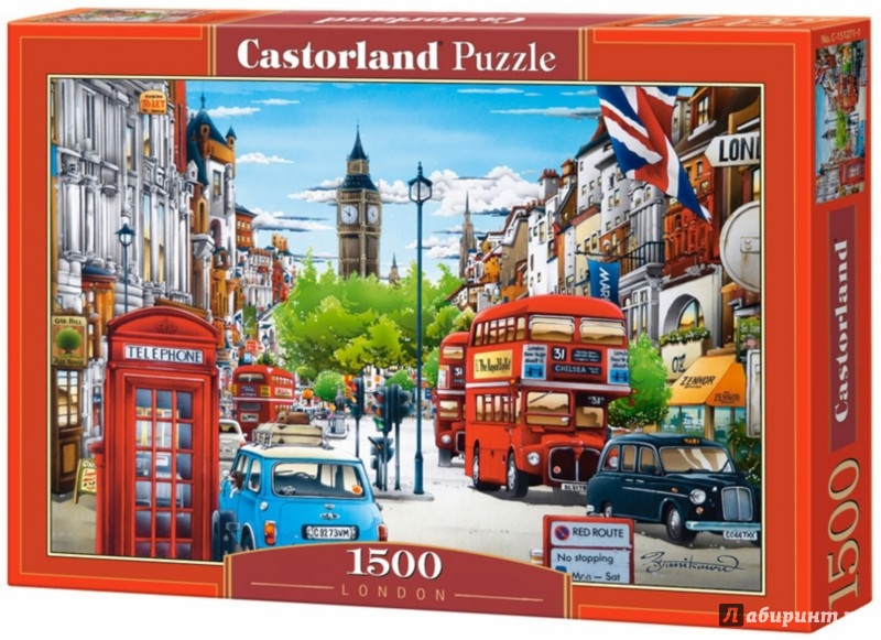 Иллюстрация 2 из 5 для Puzzle-1500 Лондон | Лабиринт - игрушки. Источник: Лабиринт