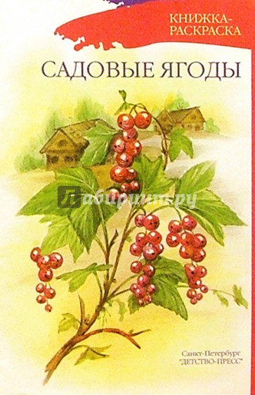 Садовые ягоды (раскраска)