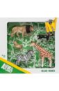 Набор игровых фигур Animal Planet  (5 штук, Дикие животные) (387302).