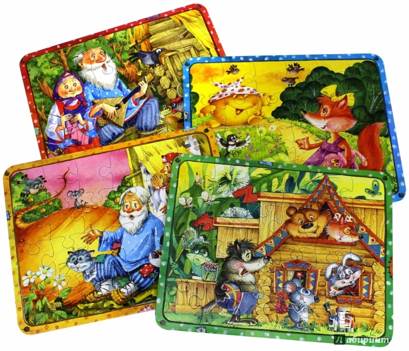 Иллюстрация 1 из 2 для Сказочные пазлы. Чудо-чемоданчик. Красный | Лабиринт - игрушки. Источник: Лабиринт