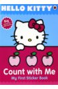 Hello Kitty Count with Me Sticker Book look and learn fun 123 sticker book