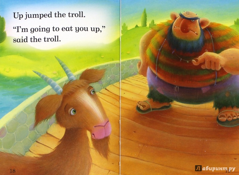 Иллюстрация 1 из 7 для Three Billy Goats Gruff | Лабиринт - книги. Источник: Лабиринт