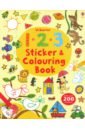 123 Sticker and Colouring Book