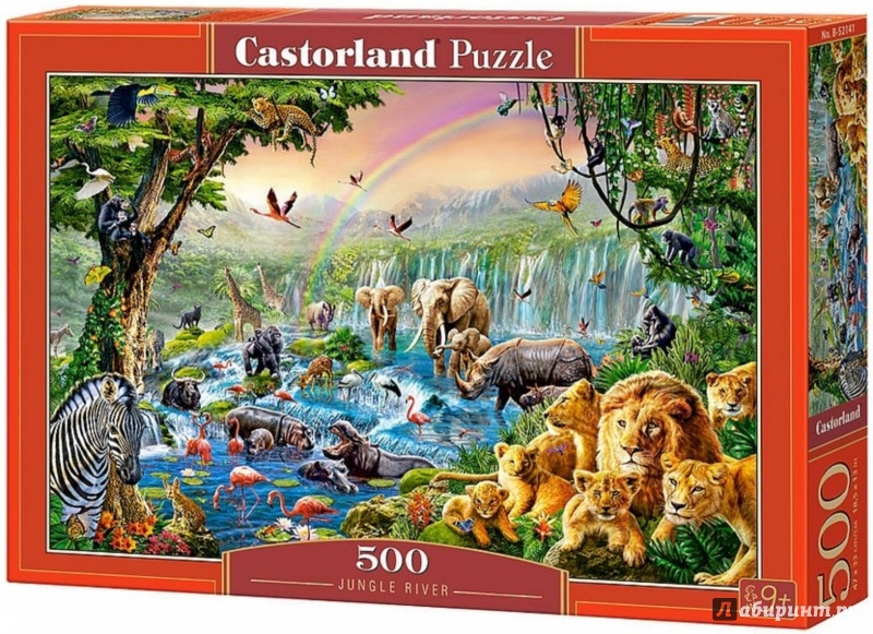 Иллюстрация 2 из 9 для Puzzle-500 "Река в джунглях" (B-52141) | Лабиринт - игрушки. Источник: Лабиринт