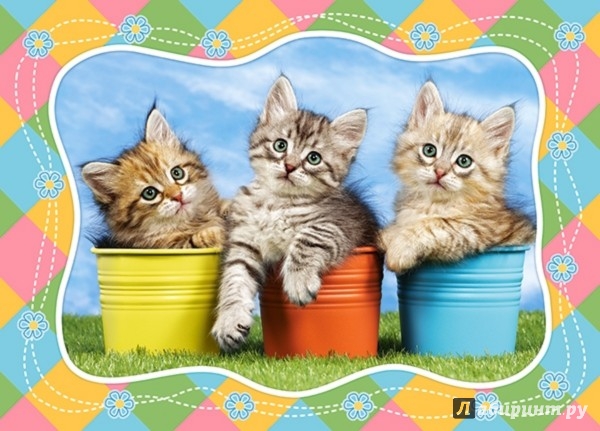 Иллюстрация 1 из 6 для Puzzle-60 MIDI "Три котенка" (В-06762) | Лабиринт - игрушки. Источник: Лабиринт