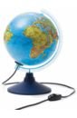Обложка Глобус Земли физико-политический рельефный с подсветкой (d=210 мм) (Ке022100185)