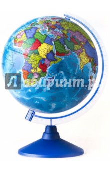 Глобус Земли политический с подсветкой (d=250 мм) (Ке012500190).