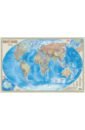 Карта мира политическая, настольная двусторонняя настольная карта политический мир и спутниковая карта мира