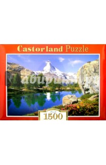 Puzzle-1500. Озеро и горы (С-150298).