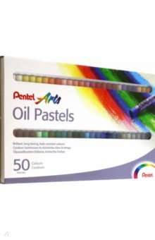 Пастель масляная Pentel Arts Oil Pastels, 50 цветов (PHN4-50).
