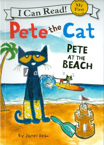 Pete the Cat. Pete at the Beach