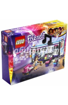 Конструктор Lego Friends. Поп звезда. Cтудия звукозаписи (41103).