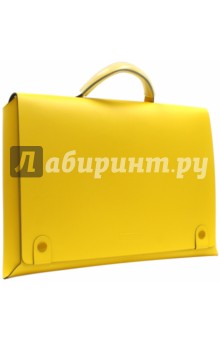 Папка-портфель желтого цвета (350691) (SM005 Y).