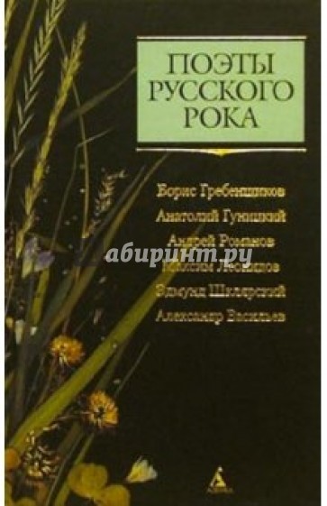 Поэты русского рока: Б. Гребенщиков, А. Гуницкий, А. Романов, М. Леонидов, Э. Шклярский, А. Васильев